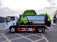 Camion à ordures compacteur diesel manuel Dongfeng 4x2 pour cuisine