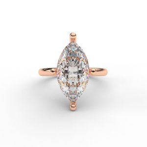 Anillo de Compromiso de Moissanita de Fábrica Directa para Joyería Nupcial, Celebración de Bodas y Regalos, Disponible al Mejor Precio - Product Image 2