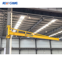 Grue à flèche murale électrique 220V 380V de 12m, 2t, 3t, 5t pour atelier et chantier, fabriquée en usine