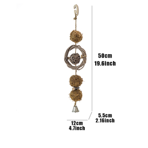 <strong>Bird</strong> Toys for Conures with Colorful <strong>Ladder</strong> Hammock,Chew Toys, Colors of Wood <strong>Ladder</strong> - Product Image 5