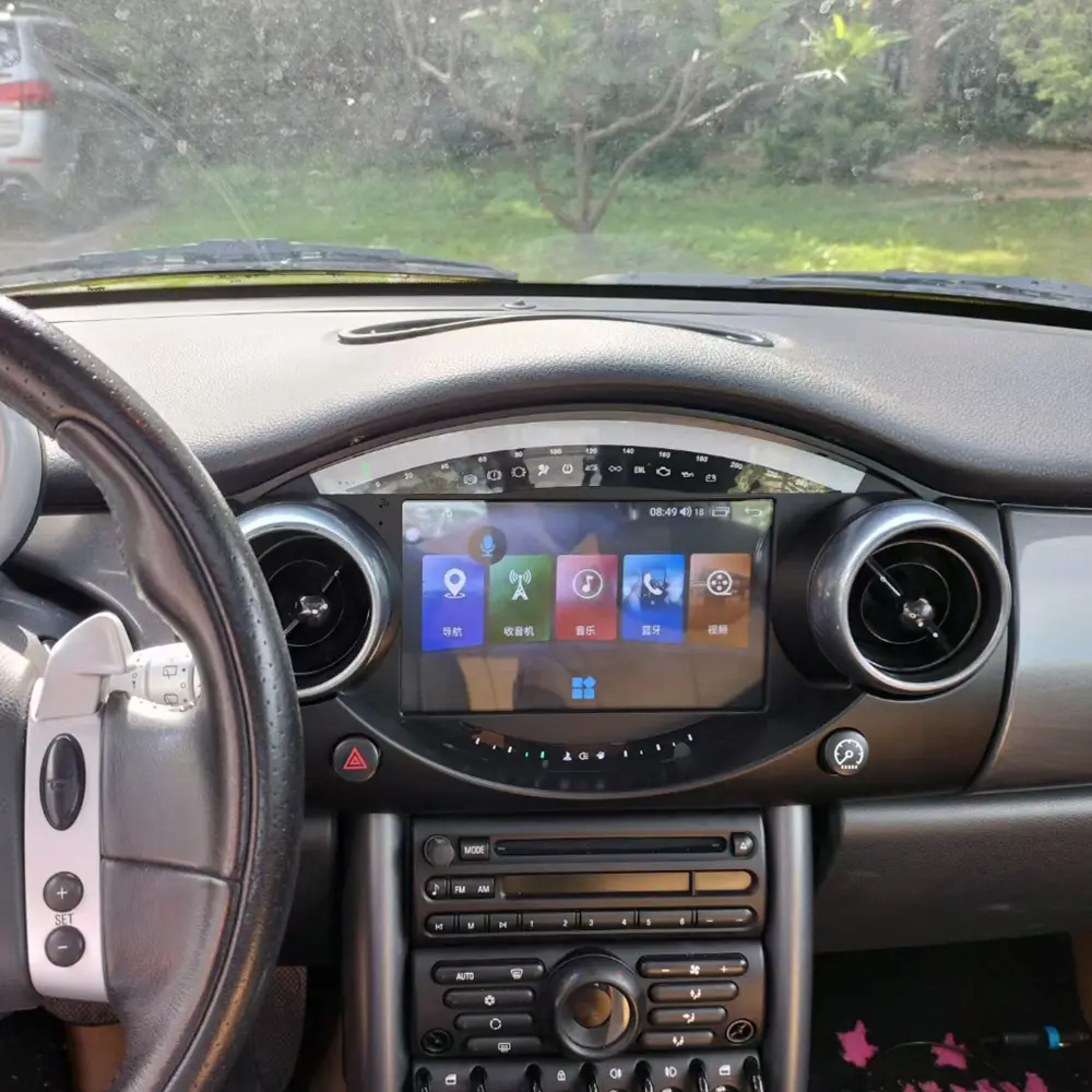 Pour Mini Cooper R50 R53 2004-2006 Android 10.0 voiture GPS Navigation écran tactile tête unité lecteur multimédia Radio magnétophone 2