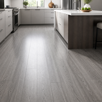Panneau acoustique en bois gris WYRAX, panneau acoustique mural commercial personnalisé en feutre PET