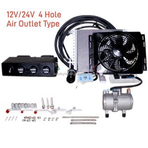 Kit de climatisation électrique universel 12V/24V sous le tableau de bord pour camion, camping-car, petite <span class=keywords><strong>voiture</strong></span> classique - Product Image 1