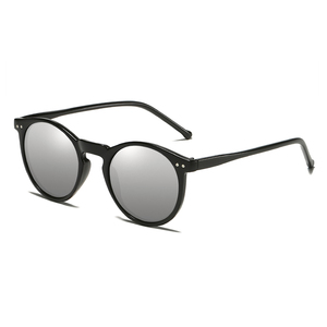 Lunettes polarisées rondes personnalisable pour femmes, verres surdimensionnés 80s, 8151 - Product Image 2