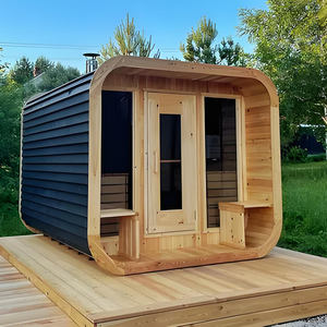 Sauna extérieur <span class=keywords><strong>de</strong></span> <span class=keywords><strong>luxe</strong></span> en cèdre électrique pour 4 personnes, traditionnel, en bois, à vapeur humide, pour villa - Product Image 4
