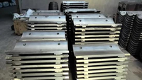 Plaque de guidage transversale API7K, plaque anti-usure, pièces d'extrémité de pompe à boue, compatible BOMCO EMSCO F1300 F1600 PZ-11 pour forage pétrolier