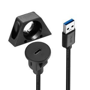 Car <b>Charger</b> Panel USB <b>Type</b> <b>C</b> To USB3.0 <b>Cable</b> 15W PD Output For Laptop ABS Material - Product Image 4