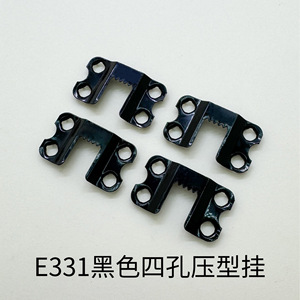 Hongzun E331 <b>Black</b> Four Hole Molded Hanging Hook Screwless Concealed For Photo <b>Frames</b> And Back Panels - Product Image 2