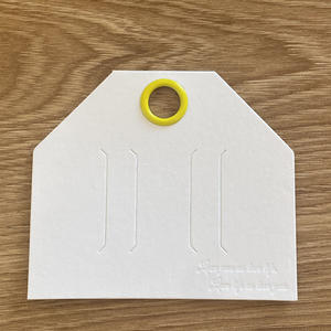 Pinzas para el Cabello Blancas Trapezoidales, Color Macaron, Anillo de Acero con Ojal, Accesorios para el Cabello de Alta Calidad, Empaque de una Sola Pieza, Clip con Tarjeta - Product Image 6