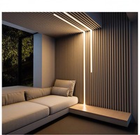 Revêtement mural moderne en WPC imperméable de qualité supérieure, léger pour une utilisation en extérieur et à la maison