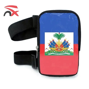 Sac banane imperméable grande capacité personnalisé 2026, motif drapeaux Haïti, Jamaïque, Argentine, idéal pour les voyages en extérieur – Nouvelle collection, offre spéciale - Product Image 3