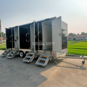 Nuevo Remolque de Baño Móvil de Lujo para Exteriores, para 10 Personas, Portátil, VIP, Público, Fabricado en China, 2025 - Product Image 3