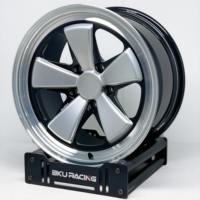 Jantes forgées Bku 5x130 pour Porsche Cayenne 955 958 911 964 996 993 997 Macan, jantes de course en alliage bicolores personnalisées de 17, 18 et 19 pouces