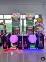 Simulateur de billets de rachat de machine de jeu d'arcade vidéo à pièces avec zone de jeu amusante de boxe 220V en plastique