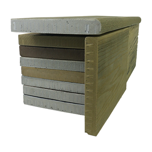 Revêtement de <span class=keywords><strong>terrasse</strong></span> WPC moderne imperméable en gros avec grain de bois, installation par clipsage pour balcon extérieur, bordures de piscine et <span class=keywords><strong>terrasse</strong></span> - Product Image 3