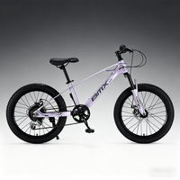 Vélo de montagne MTBGO, fabricant, 20 pouces, frein à disque double, fourche à 7 vitesses, utilisation hors route, pédales ordinaires