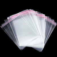 Cellophane auto-adhésif emballage clair Opp plastique Poly sac bijoux emballage jouet emballage sac en plastique