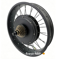 Kit Konversi Sepeda Listrik Fat Tire 20/26x4.0 48-72V2000W Motor Hub 45A Dual Hall Sine Wave Controller UKC1+ Display