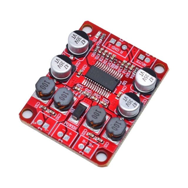 WAVGAT DC 12V TPA3110 Digital Power Amplifier Module 2x15W Dual Channel Stereo DIY Speaker Amplifier Electronics Design PCB