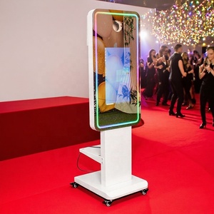 Neuester Trend 2026: Fotobox-Gehäuse mit LCD-Touchscreen, Party-Selfie-Spiegel-Fotobox-Automat mit DSLR-Kamera- und Drucker-Option - Product Image 1