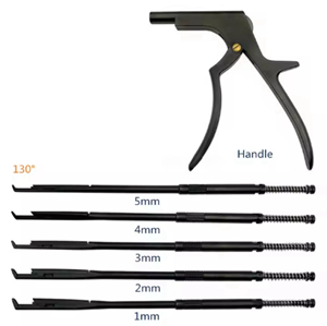 Penawaran khusus Forceps Kerrison Rongeur (rotasi 360 derajat) instrumen bedah Q1-01 cicilan tulang ortopedi - Product Image 3