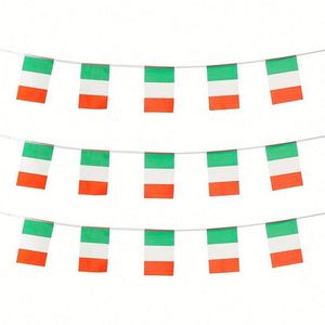 Wholesale Small Mini Pennant Banner Italy Italian Republic String <b>Flag</b> for Patriotic Events 2nd of June National Day Decorations - Product Image 6