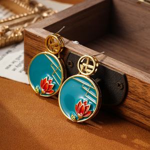 सस्ते व्यक्तिगत गहने विंटेज इयररिंग्स विचार हैं जो लड़कियों के लिए नए साल के उपहार अद्वितीय डिजाइन इयररिंग - Product Image 4