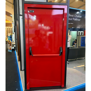 Porte commerciale moderne en acier inoxydable noir, ignifuge, prête à l'emploi, simple et économique, <span class=keywords><strong>de</strong></span> la marque CHANGYI, en vente - Product Image 2