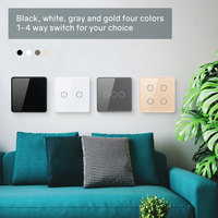 Tuya TYSH 1 Gang Smart Light Switch Commutateur Wifi intelligent Contrôle de l'éclairage depuis n'importe où avec Alexa Voice Control Smart Switch