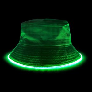 Màu xanh lá cây <span class=keywords><strong>Rave</strong></span> <span class=keywords><strong>LED</strong></span> xô hat Neon <span class=keywords><strong>Rave</strong></span> phụ kiện lễ hội trang phục ánh sáng lên <span class=keywords><strong>Rave</strong></span> xô hat cho nam giới phụ nữ - Product Image 1