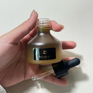 Flacon d'huile essentielle en verre dépoli haut de gamme avec compte-gouttes noir, produit en usine – Offre spéciale - Product Image 4