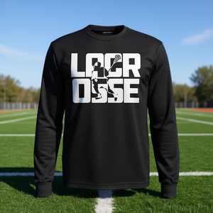 Camiseta de manga larga para jugador de lacrosse, atacante, medio campo, defensor - Product Image 3