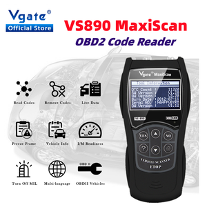 Lecteur de codes et scanner de diagnostic OBD2 CAN-BUS Vgate VS890 <span class=keywords><strong>2023</strong></span> avec écran LCD et prise en charge de l'anglais, compatible OLIVER - Product Image 6