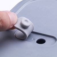 Bouchon en silicone pour couvercle, valve en silicone pour couvercle de boîte à lunch, bouchon de ventilation en silicone remplaçable pour couvercles de tasses, bouchon de ventilation