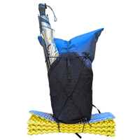 Sac à dos de trekking extérieur en nylon imperméable personnalisé avec logo, populaire, confortable pour le camping et les voyages