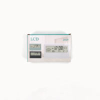 Jam alarm digital Dekorasi Rumah, Jam alarm digital layar LCD besar untuk meja kecil
