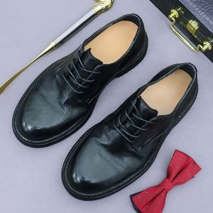 Zapatos de Vestir Formales para Hombre, Zapatos de Cuero de Lujo para Novio, Zapatos Oxford de Estilo Italiano de Lujo para Hombre - Product Image 5