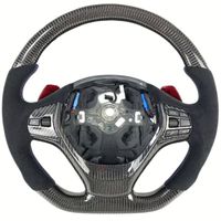 Volant en fibre de carbone pour BMW Led alcantara F20 F21 F52 F30 F31 F34 F10 F11 F07 F18 F06 F12 F13 F01 F02 F26 X6 F16 328i