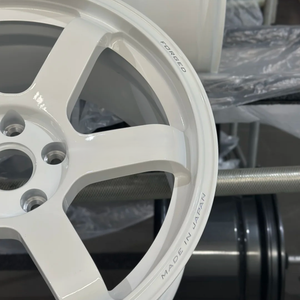 SHIN-593 Cerchi in Lega Forgiata da 18-19 Pollici Stile TE37 S-PLUS Bianco Perla con Logo Lavorato CNC per <span class=keywords><strong>Civic</strong></span> <span class=keywords><strong>Type</strong></span> <span class=keywords><strong>R</strong></span> GR86 WRX - Product Image 5