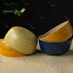 Juego de cuencos de bambú ecológicos hechos a mano, vajilla desechable ligera para ensaladas, arroz y más técnica personalizada para fiestas - Product Image 6