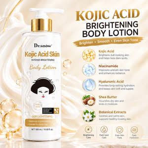 Crème hydratante pour le corps à la peau foncée avec logo personnalisé, crème nourrissante pour la peau, beurre de karité, acide kojique, lotion pour le corps - Product Image 3