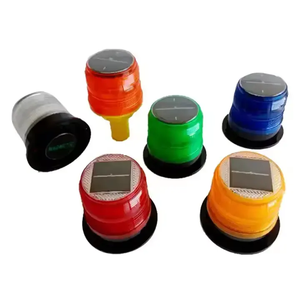Verkeersveiligheid Zonne Toren Signaal Led Waarschuwingslichten Led Toren Baken Noodflitser Strobe Solar Pole Lamp - Product Image 5