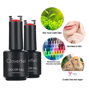 ชุดสีพาสเทล 60 สี สำหรับทำเล็บเจลยูวี ขนาด 15 มล. จากโรงงานโดยตรง รับผลิตแบรนด์ส่วนตัว ชุดอุปกรณ์ทำเล็บเจลสำหรับร้านเสริมสวย - Product Image 5