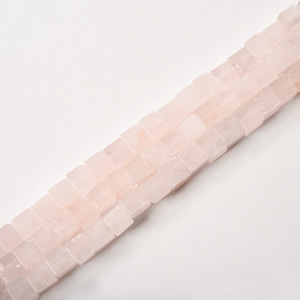 Cubo Natural de 8mm, Cuarzo Rosa, lapislázuli, forma cuadrada, piedras preciosas, cuentas de piedra sueltas para hacer collares y pendientes DIY - Product Image 5