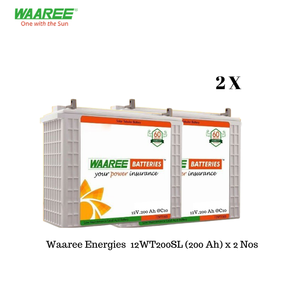 Kit Hors Réseau Waaree Energies 2 Kilowatts, Panneaux Monocristallins Demi-Coupés (Panneau Waaree 445 Watts, 150 Batteries Solaires C-10) - Product Image 4