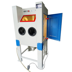 <span class=keywords><strong>Machine</strong></span> de sablage industriel, cabine de nettoyage par sablage à la meule abrasive pour l'acier et l'aluminium - Product Image 2