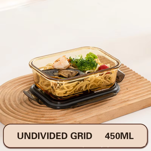 Boîte à lunch rectangulaire en verre transparent, chauffable, multifonctionnelle, pour la cuisine (vente en gros) - Product Image 4