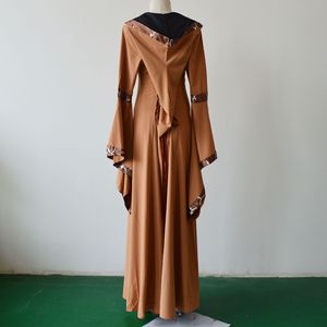 <strong>Plus</strong> <strong>Size</strong> <strong>Women</strong> Medieval Renaissance Gothic Cosplay Hooded Long Dress Vintage Steampunk Fancy Clothing <strong>Halloween</strong> <strong>Costume</strong> - Product Image 6