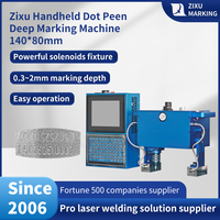 Machine de marquage pneumatique portable ZIXU pour le métal, le VIN, les numéros de série, les logos, les codes QR et la gravure de plaques signalétiques