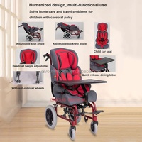 Fauteuil roulant pour enfants le plus vendu, hauteur réglable, utile pour les enfants paralysés, rééducation et alimentation